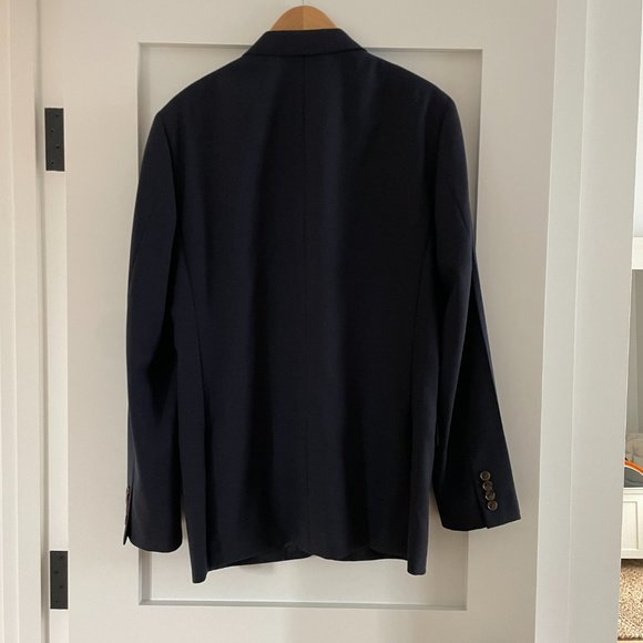 J.Crew 100% Wool Navy Blazer - Picture 2 of 4